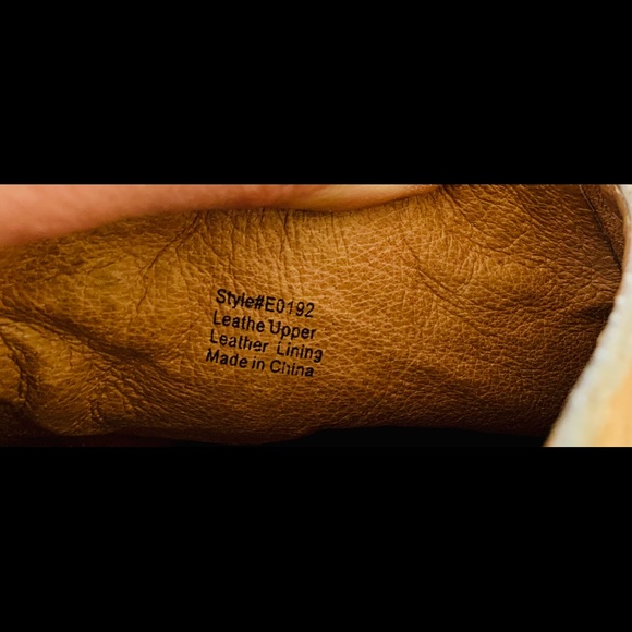 Madewell Tan Suede Booties with Stacked Heel 7.5 - Picture 4 of 8